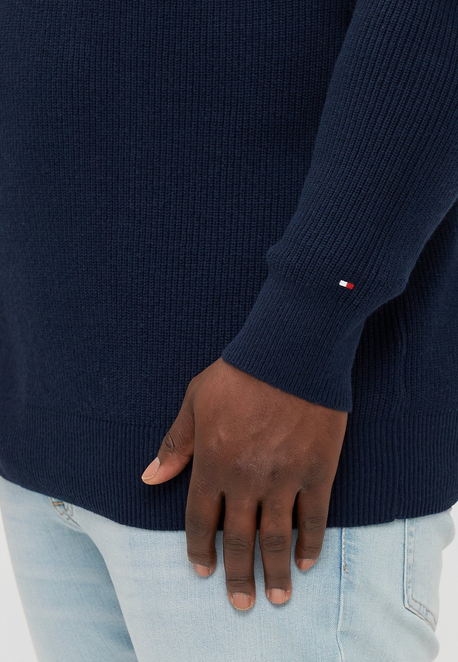 PLUS FISHERMAN RIB-KNIT HALF-ZIP JUMPER Media 6