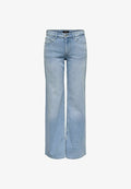 ONLY Wide-fit ONLCHRIS Low Waist Wide leg fit - Straight leg jeans - light blue denim