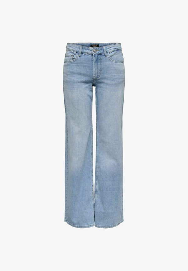 ONLY Wide-fit ONLCHRIS Low Waist Wide leg fit - Straight leg jeans - light blue denim