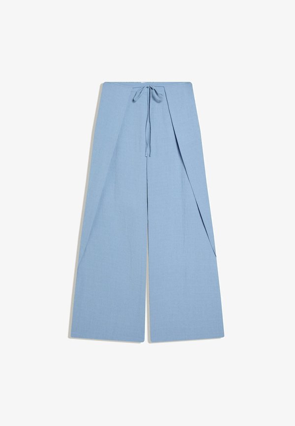 Bershka TROUSERS - Trousers - light blue