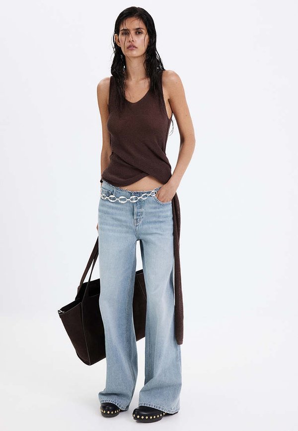 Mango ADULT - Wide Leg - blue