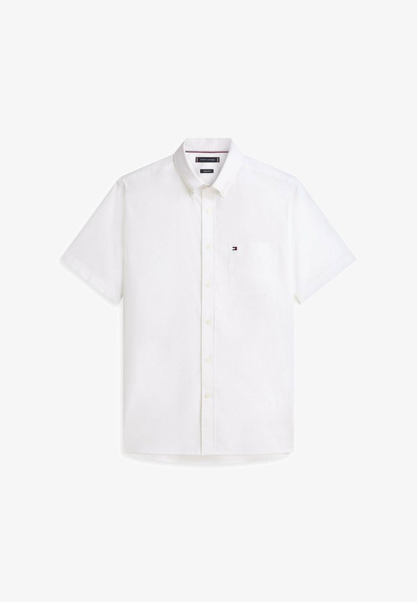 Tommy Hilfiger LIGHTWEIGHT SHORT SLEEVE OXFORD - Shirt - white