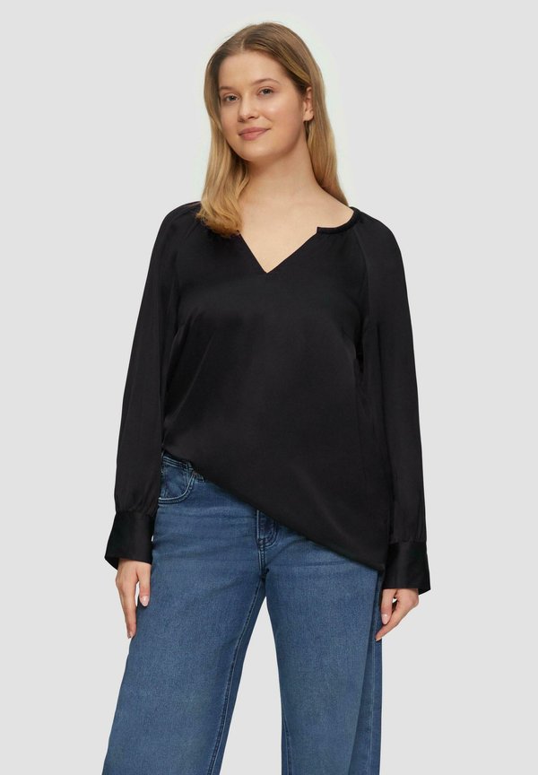 s.Oliver Blouse - schwarz