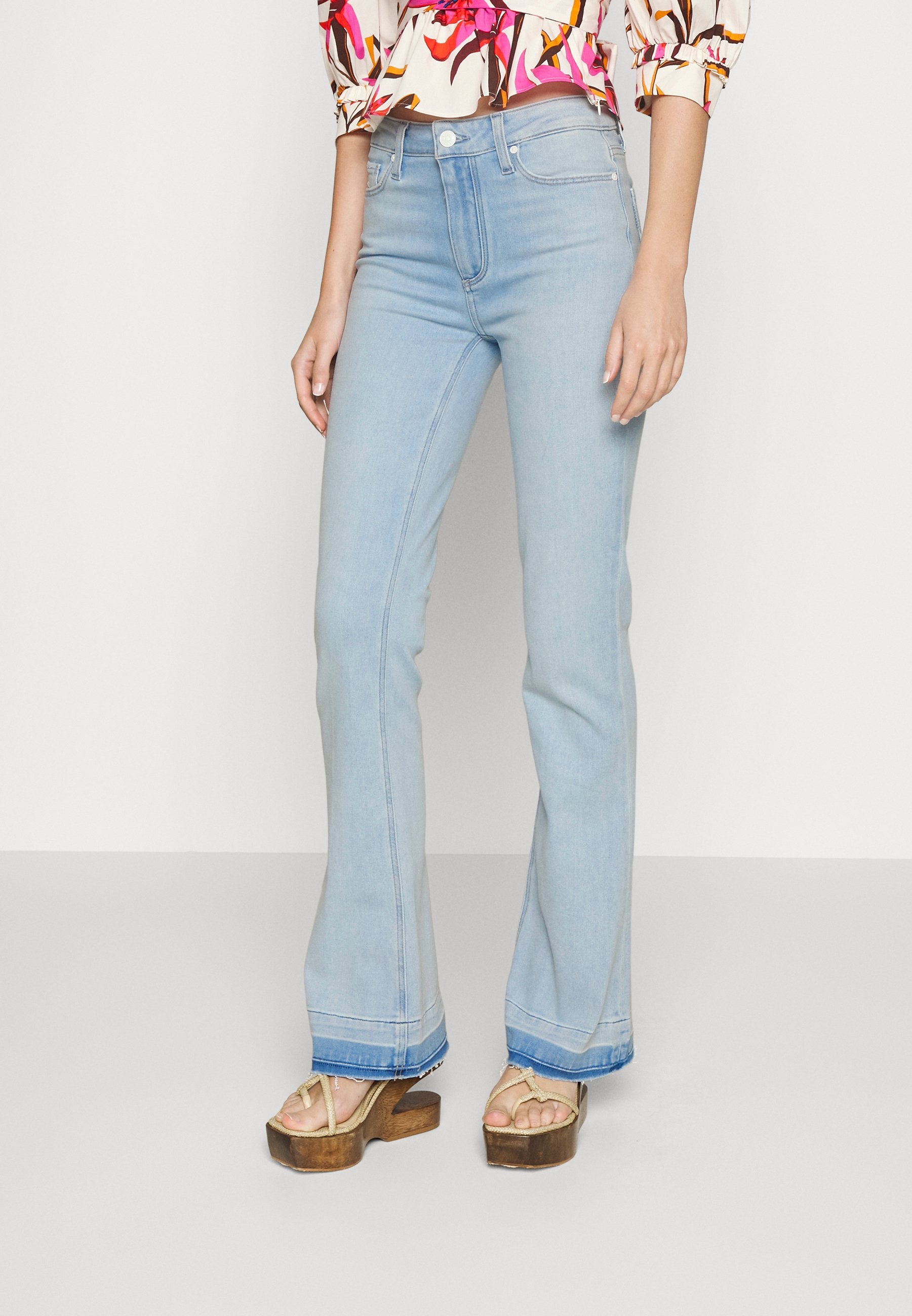 Paige HIGH RISE LAUREL CANYON SEAMED FLY VINTAGE