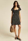 New Look FLORAL PRINT SQUARE NECK MINI