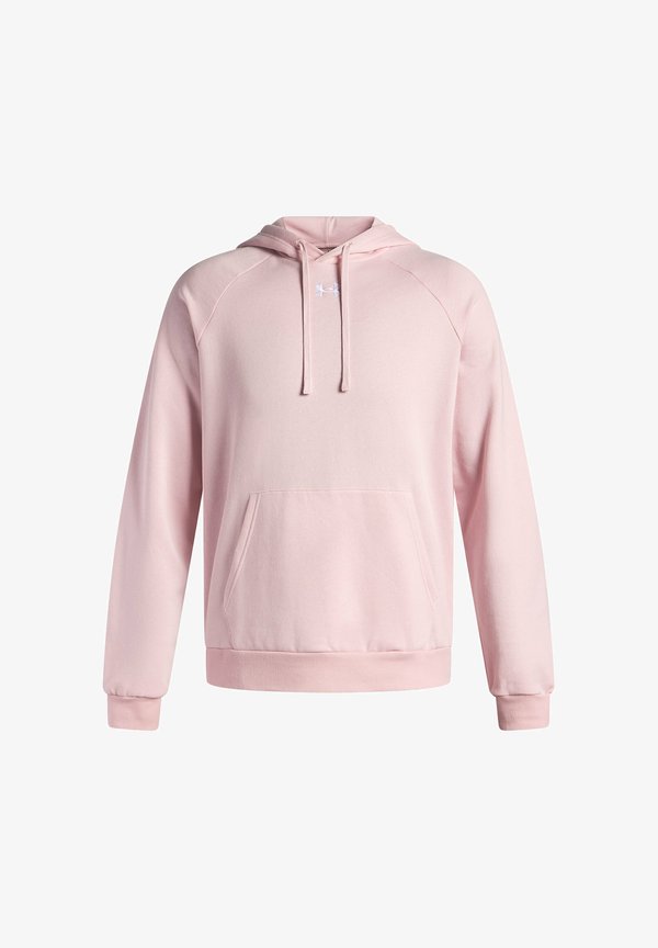 Under Armour RIVAL FLEECE - Hoodie - prime pink