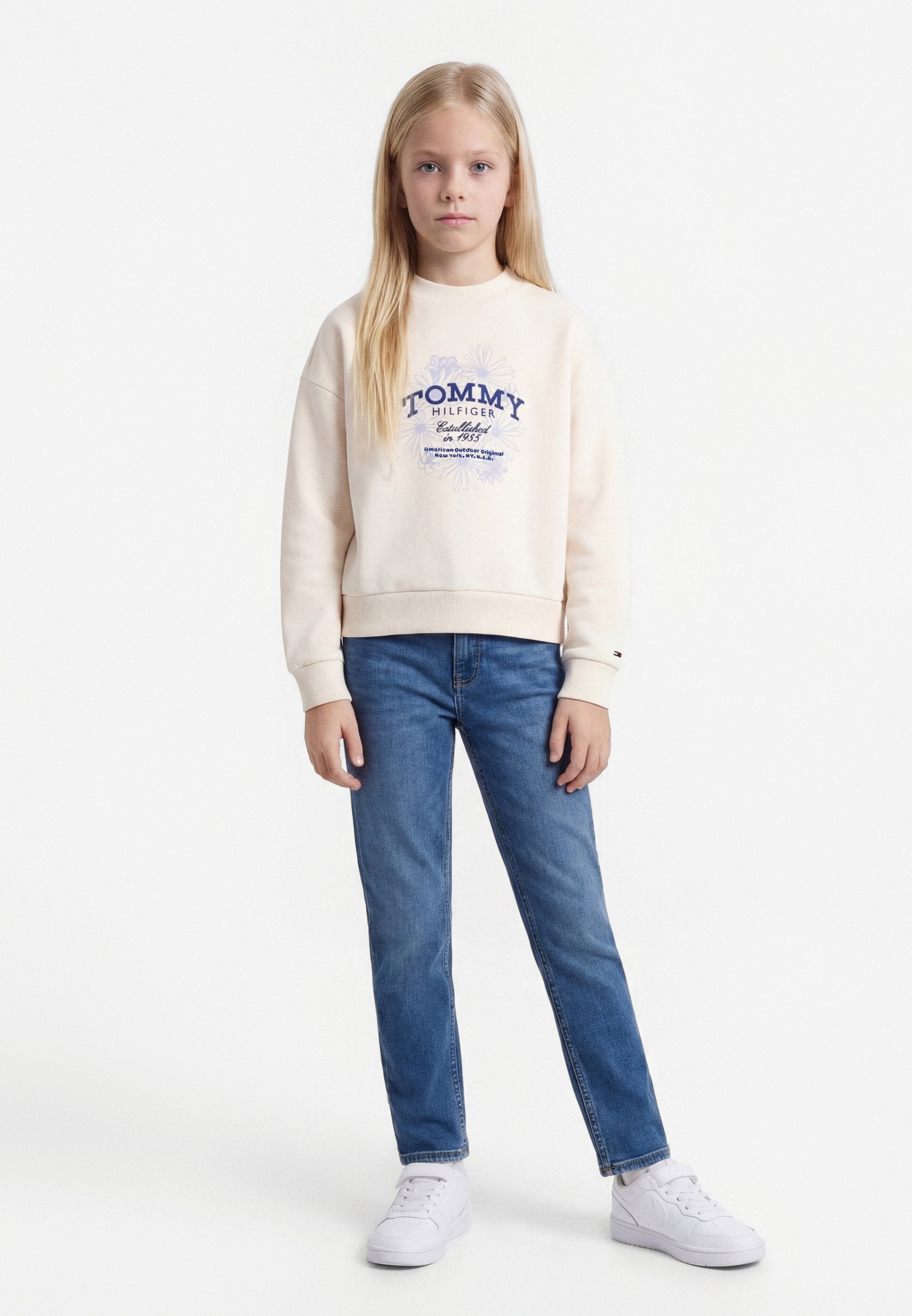 FLOCK LOGO TERRY CREW NECK SWEATSHIRT Media 2