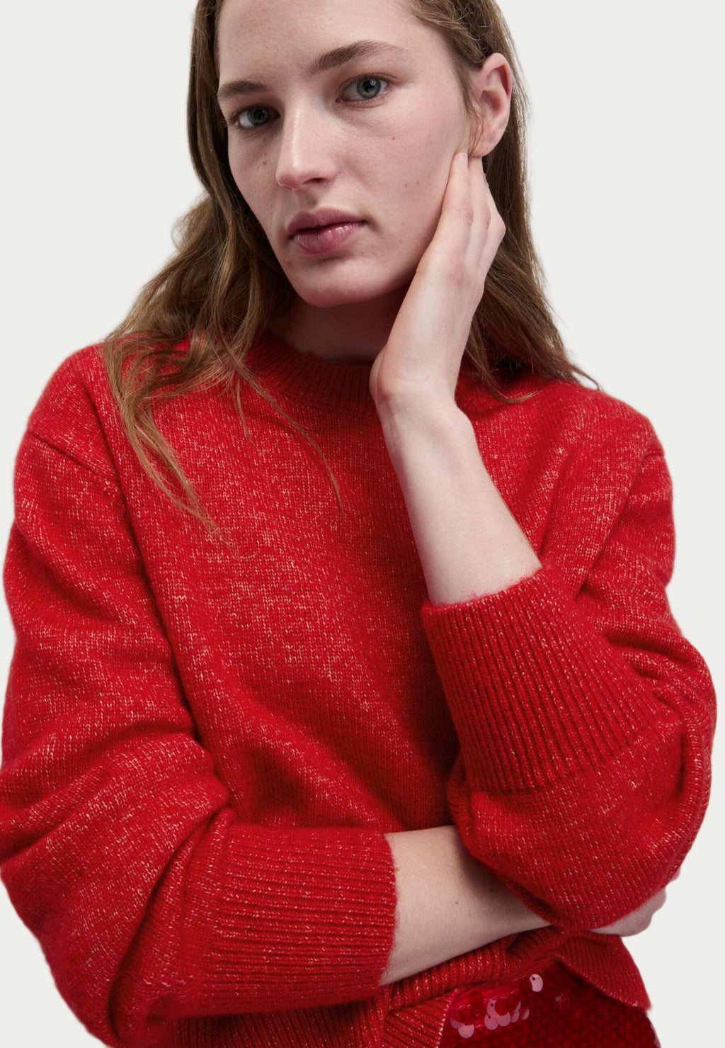 Marks & Spencer TEXTURED CREW NECK