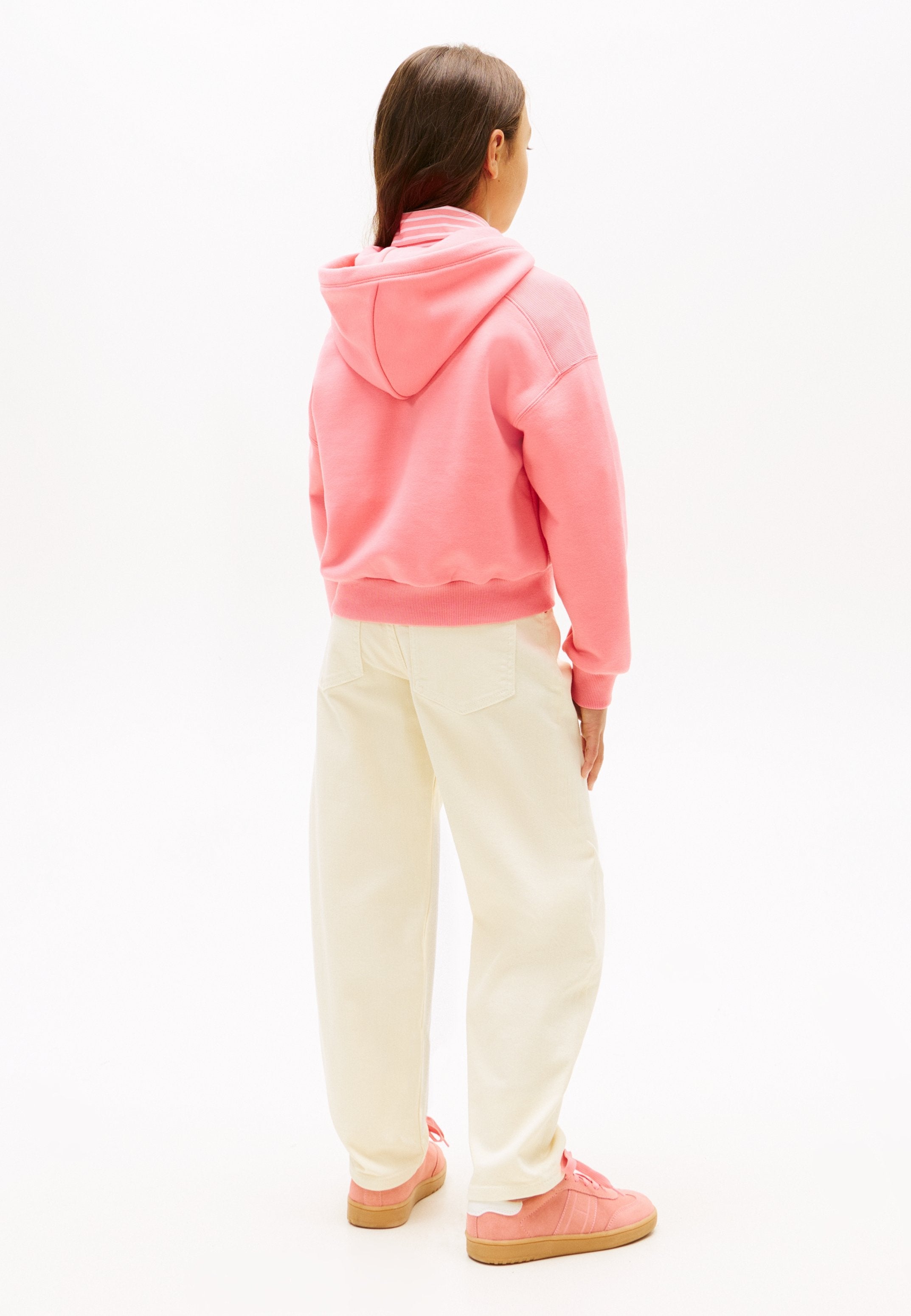 TEXTURED LOGO RELAXED HOODY Media 4