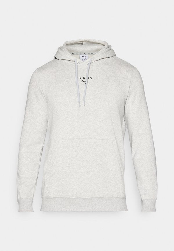 Puma HYROX HEAVYWEIGHT HOODIE - Hoodie - light gray heather