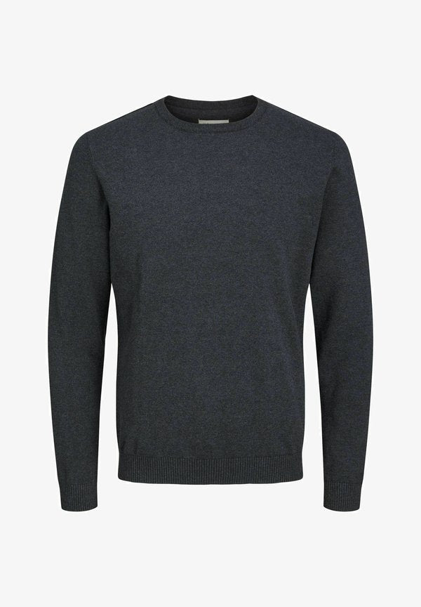 Jack & Jones Knitted Plus Size Knitted - Jumper - dark grey melange
