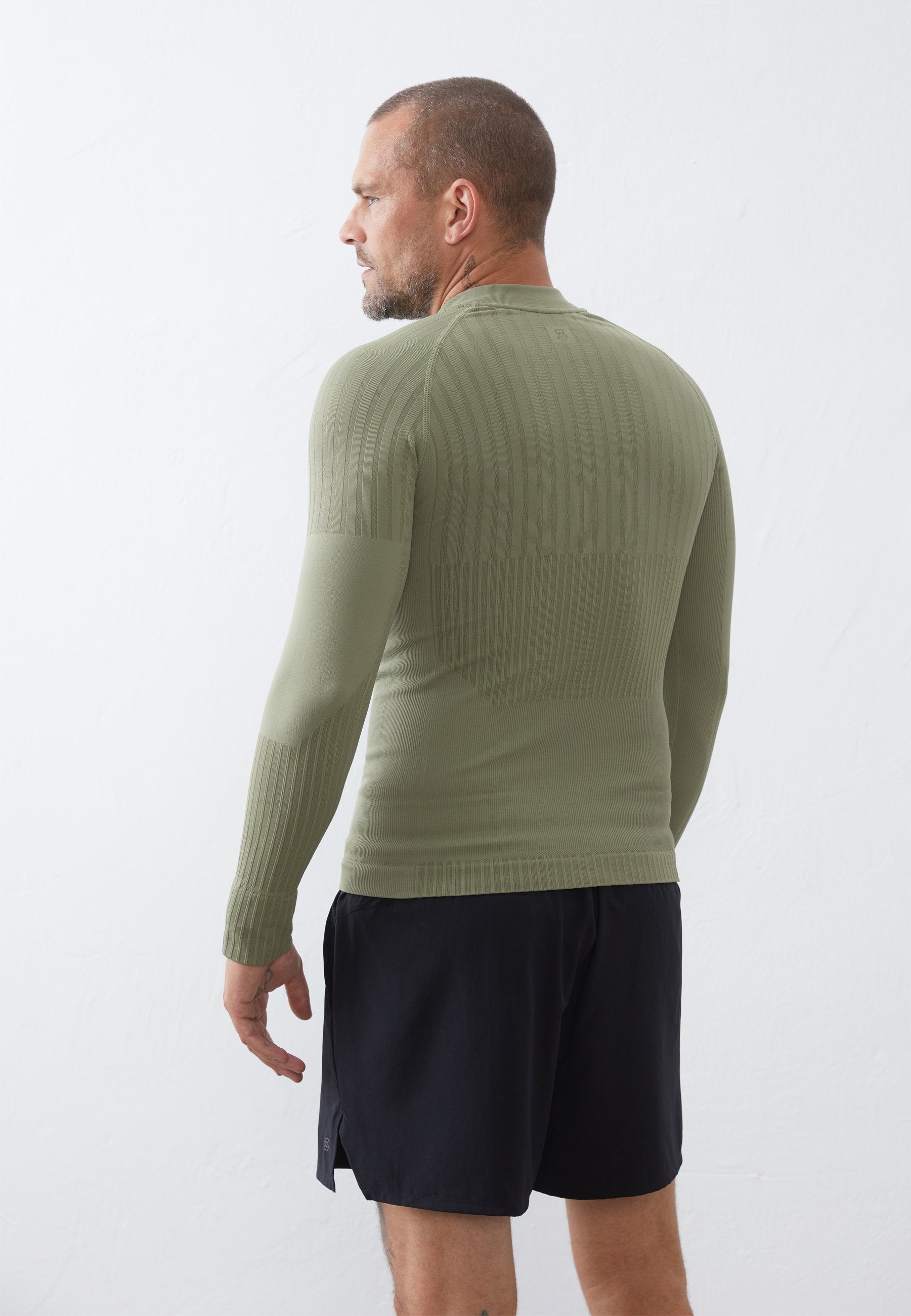 Pier One Sport LONG SLEEVE SEAMLESS TOP WITH 1/4 ZIP
