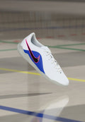Nike Performance TIEMPO MAESTRO CLUB IC - Indoor football boots - white/black/racer blue/pink blast