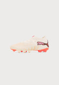 Puma FUTURE 9 PRO FG/AG - Firm-ground football boots - sugared almond-puma white-ultra red-puma black