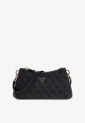Guess NOELLE - Handbag - coal logo