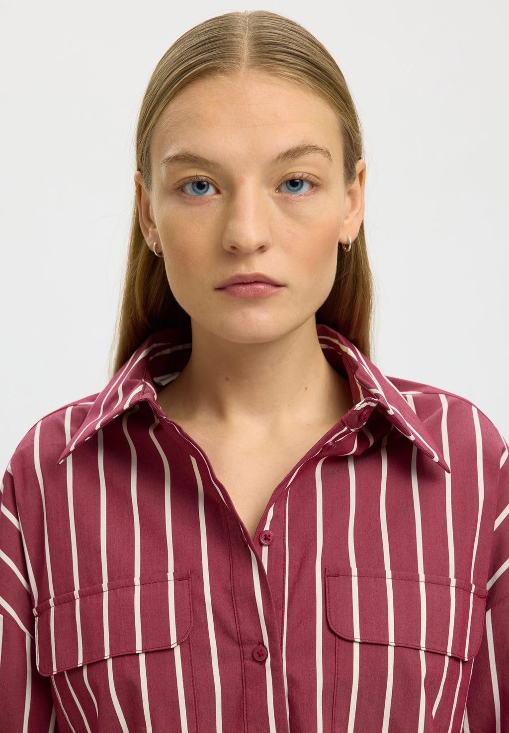 Selected SLFBEA OVERSIZE LS SHIRT B