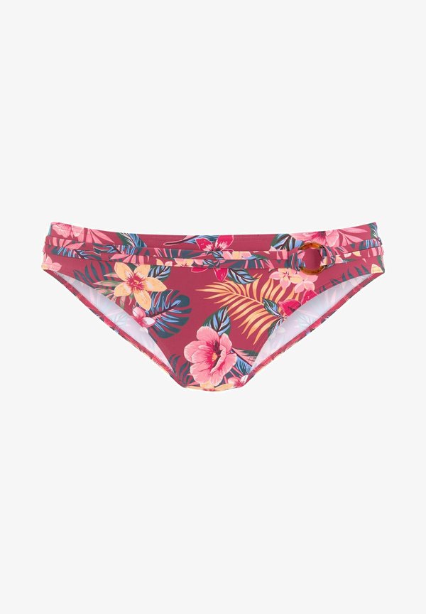 s.Oliver Bikini bottoms - rostrot bedruckt