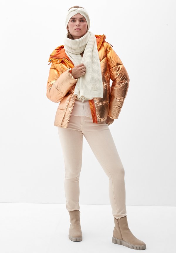 s.Oliver EN MAILLE DE MÉLANGÉE - Scarf - off white