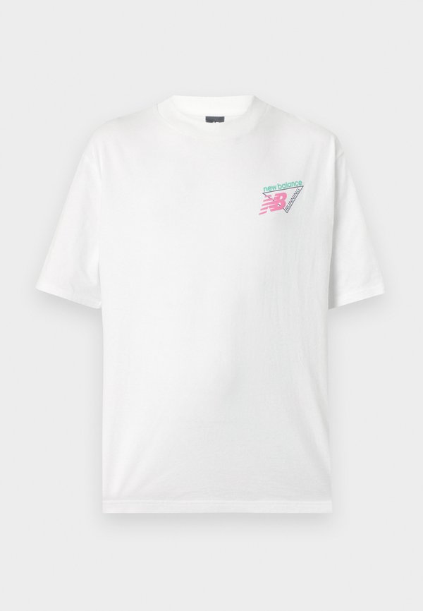 New Balance NEON HEAT MAP  - Print T-shirt - white