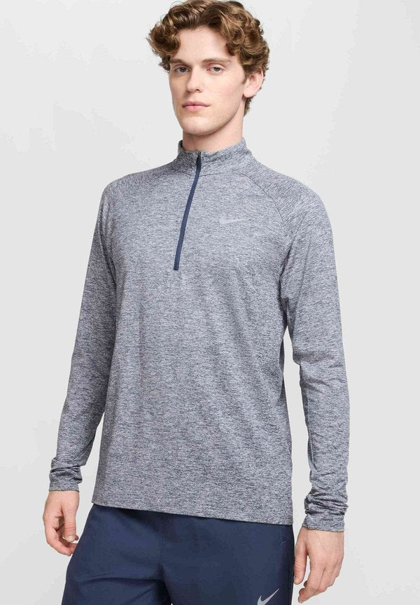 Nike Performance STRIDE MIDLAYER - Long sleeved top - thunder blue heather