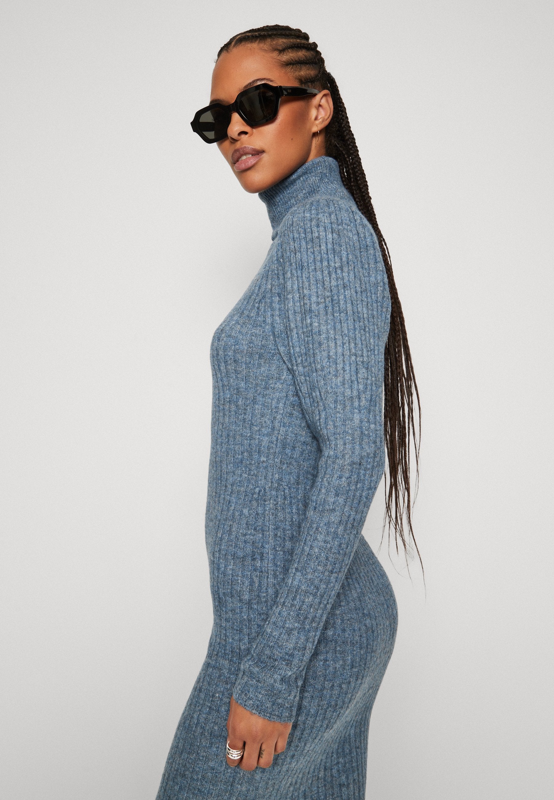 GAP PUFF MINI SWEATER DRESS