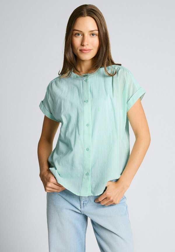 TOM TAILOR TOM TAILOR BLUSEN & SHIRTS LOOSE FIT BLUSE - Blouse - blue haze