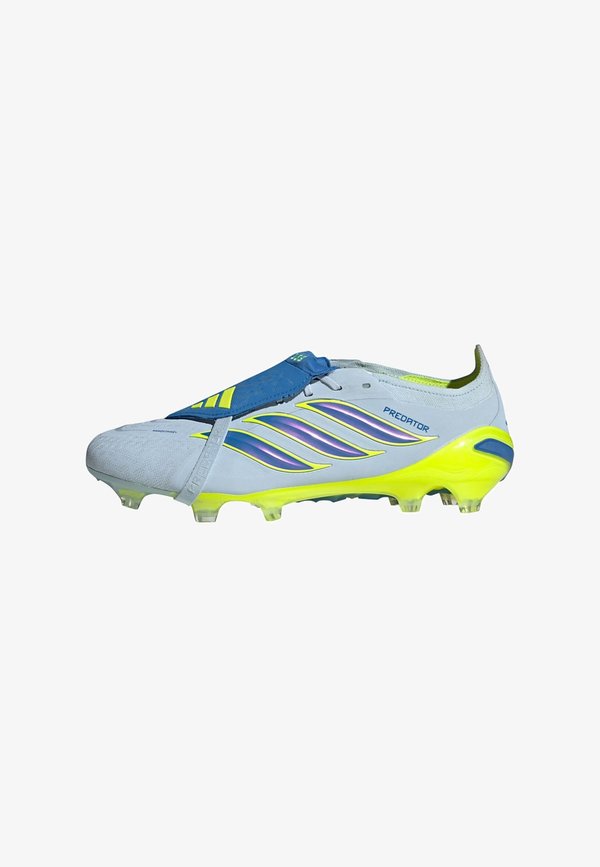 adidas Performance PREDATOR ELITE FOLD OVER TONGUE - Firm-ground football boots - crystal sky/ray blue/team solar yellow