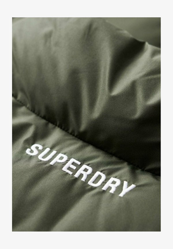 Superdry & Co Waistcoat - dark moss
