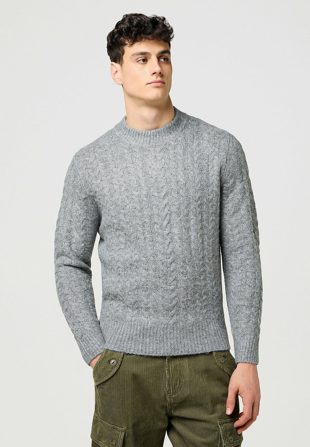 Wrangler LONG SLEEVE CABLE REGULAR FIT