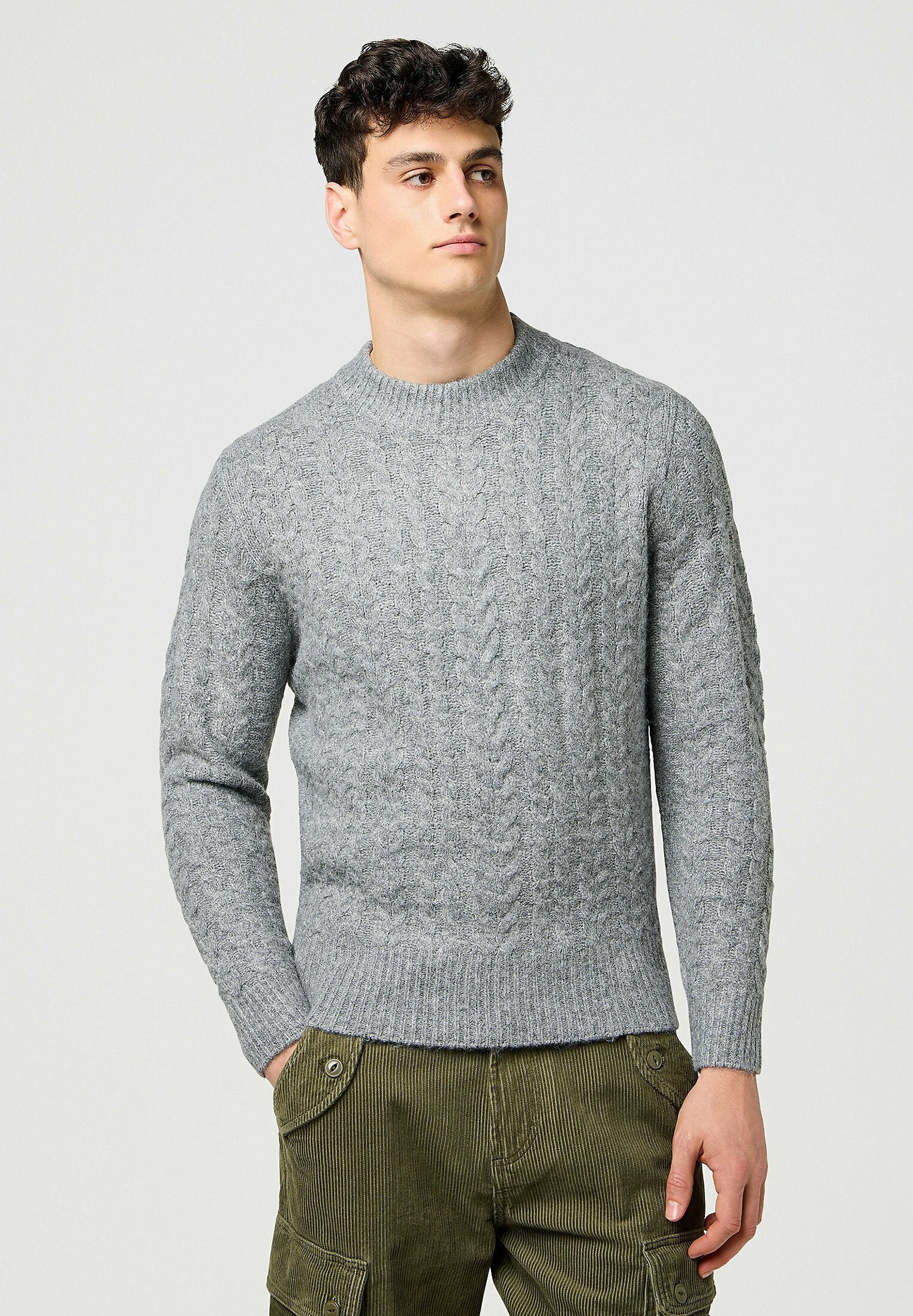 Wrangler LONG SLEEVE CABLE REGULAR FIT
