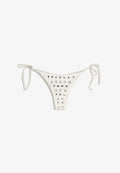 Bershka STUDDED  - Bikini bottoms - beige