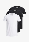 Jack & Jones 3 PACK O-NECK - Basic T-shirt - black/black/white
