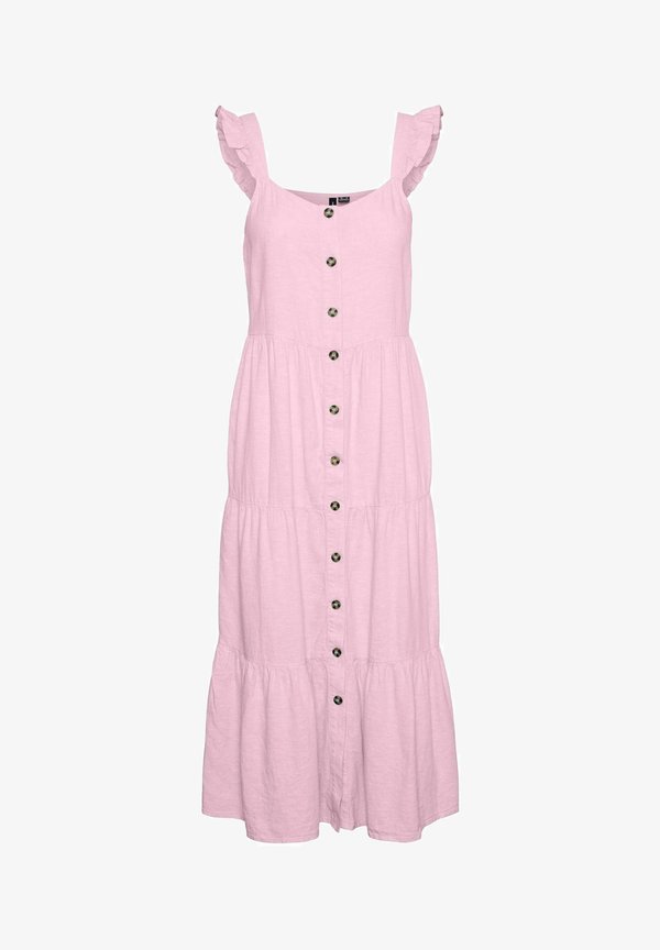 Vero Moda VMLINN Midi - Shirt dress - bonbon