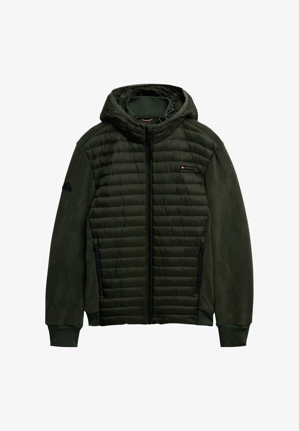 Superdry & Co HOODED STORM HYBRID - Light jacket - ivy green