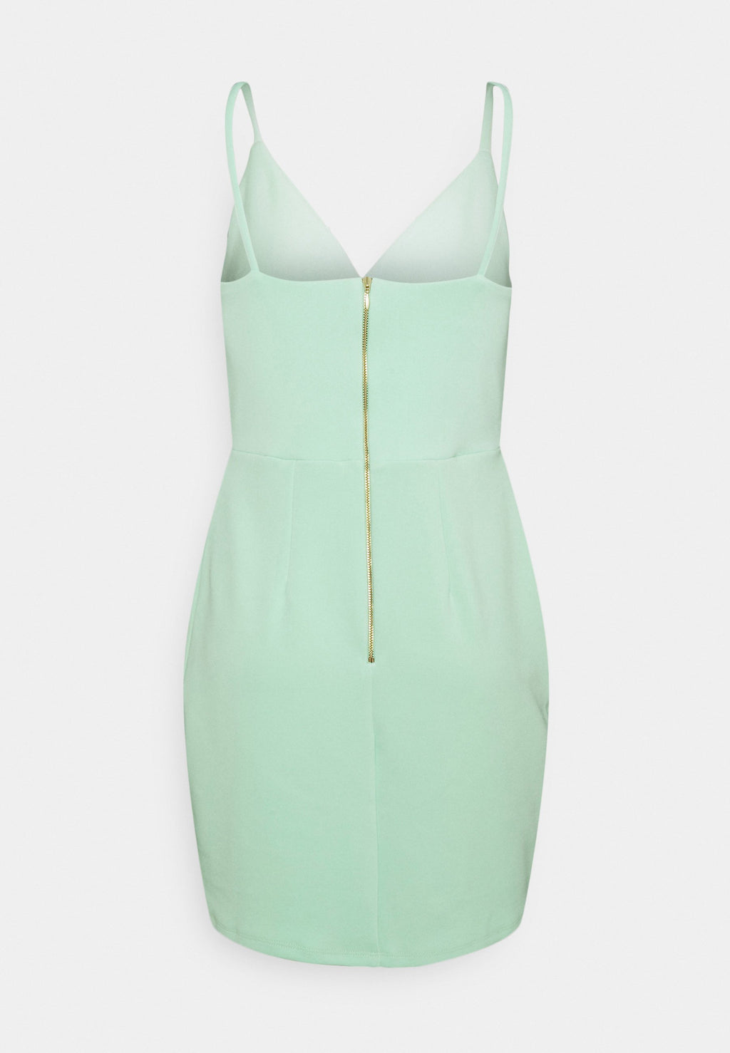 Closet WRAP PLEATED MINI DRESS
