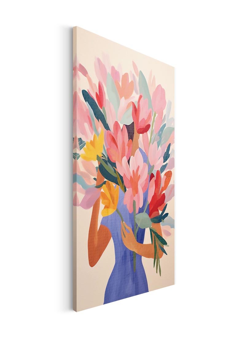Orange Wallz DRESSED LADY FLOWERS