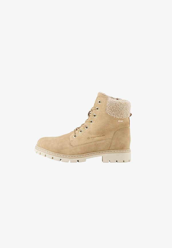 TOM TAILOR Winter boots - sand