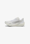 Puma LAUFSCHUH DEVIATE NITRO 4 - Road running shoes - white-feather gray