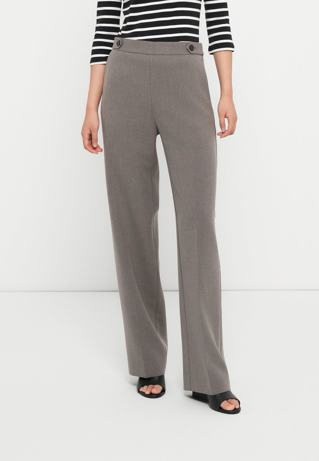 PRESSED CREASE STRAIGHT LEG TROUSERS Media 3