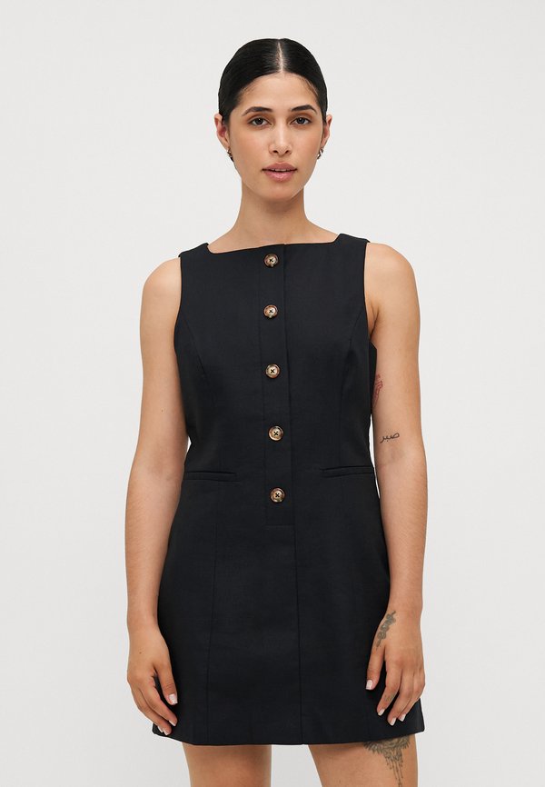 Vero Moda Petite VMFILIPPA SHORT DRESS  - Shift dress - black