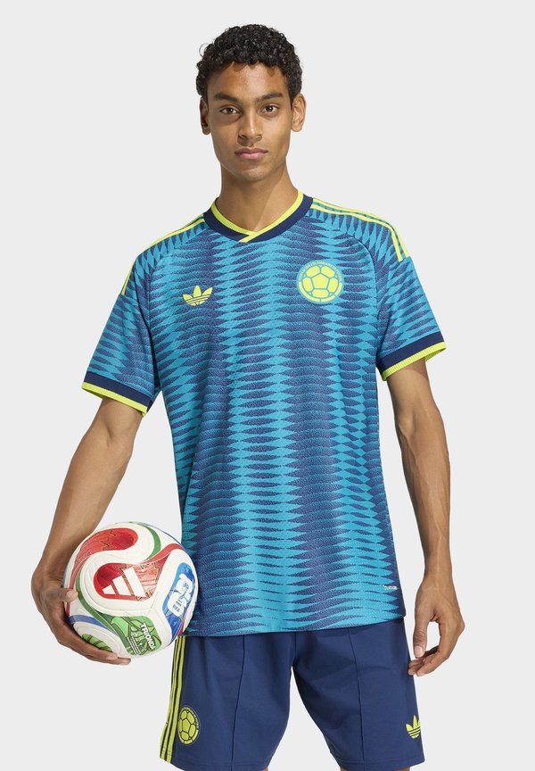 adidas Performance COLOMBIA 26 AWAY AUTHENTIC - National team wear - mystery petrol team navy blue