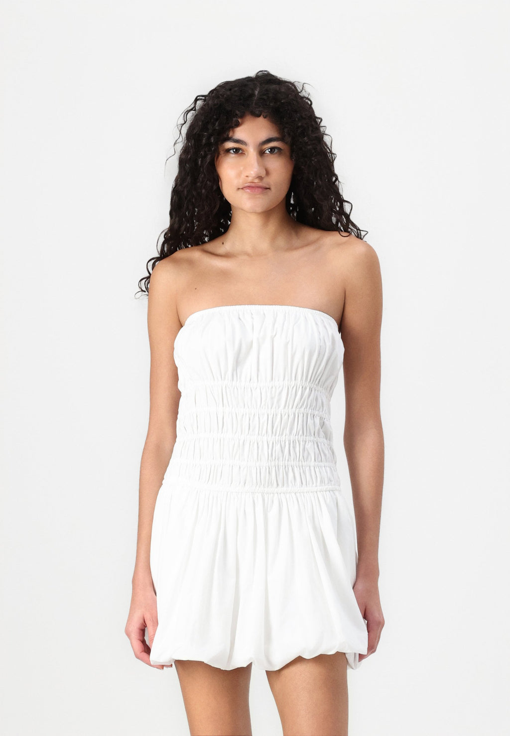 Hollister Co. Strapless Bubble Mini Dress