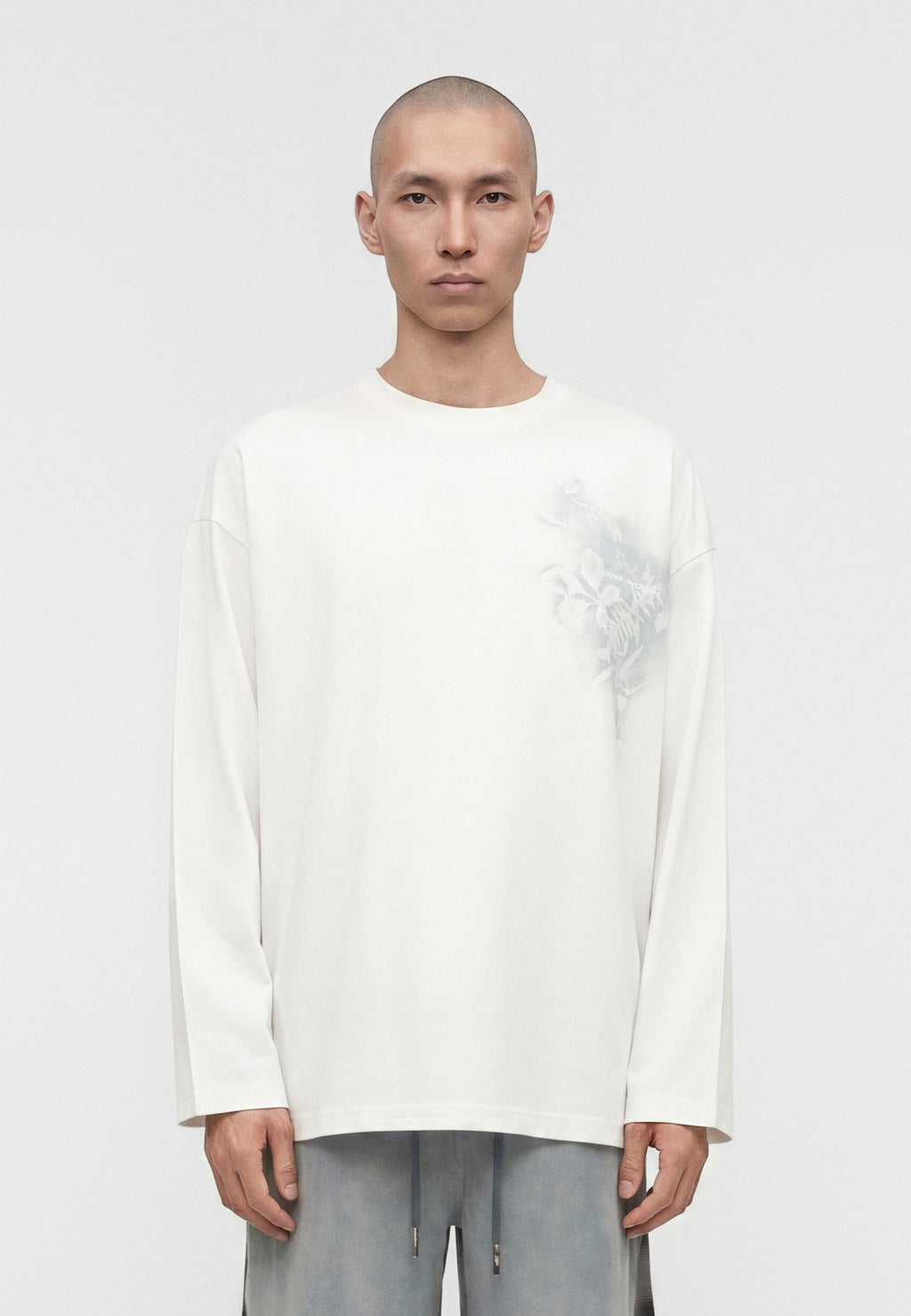 Feng Chen Wang SPRAY PAINTED PLANTS DYE TEE