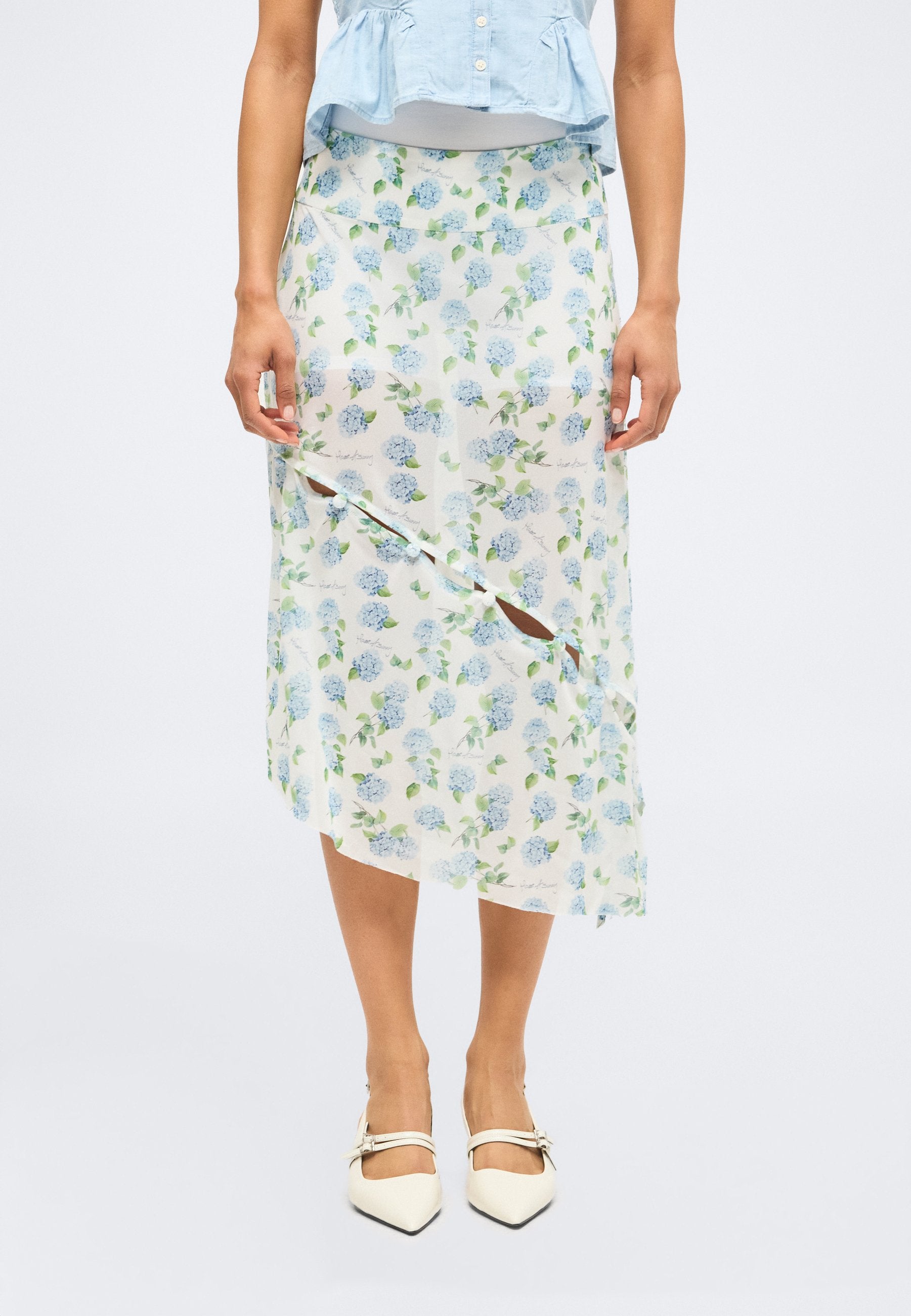 House of Sunny HYDRANGEA ASYMMETRIC SKIRT
