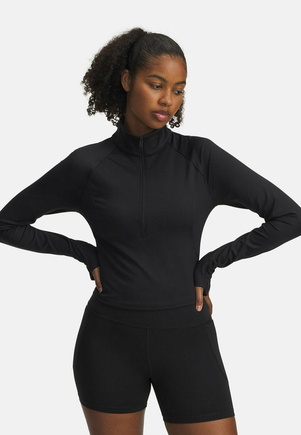 Under Armour MERIDIAN - Long sleeved top - black