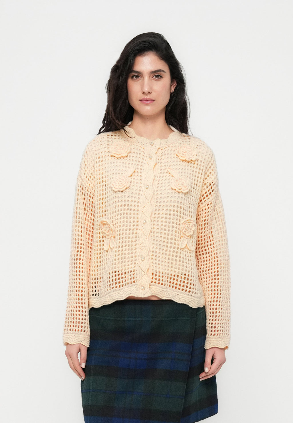 VILA Knitted VIENNY Buttoned
