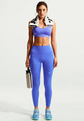 Nike Performance W NK DF ONE HR 7/8 PKT - Leggings - sapphire white