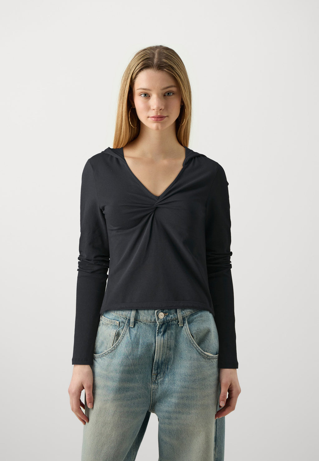 ONLY ONLLIVE LOVE V-NECK HOOD