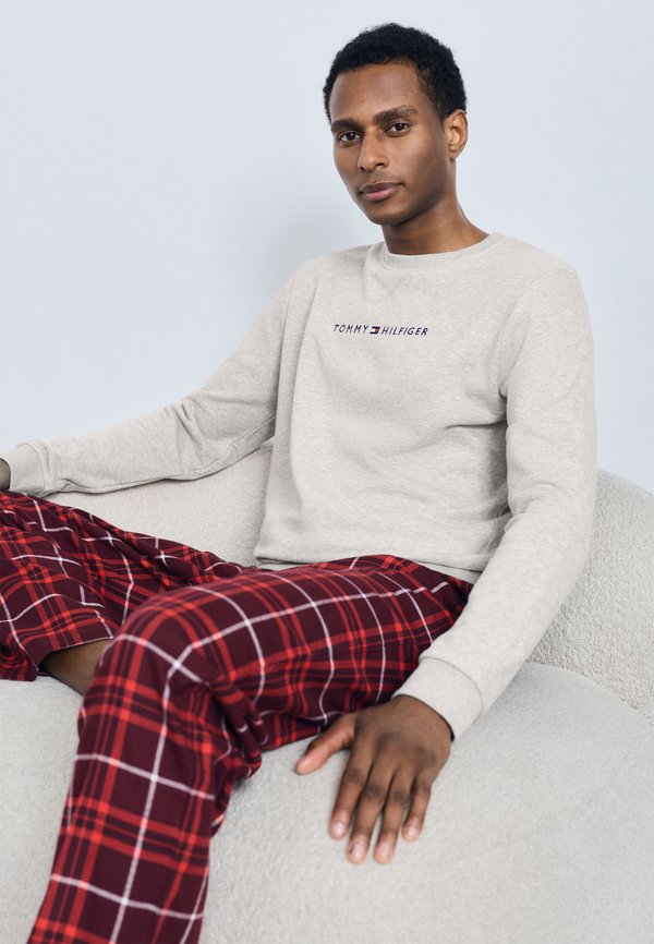 Tommy Hilfiger ORIGINAL - Pyjama top - heathered pebble