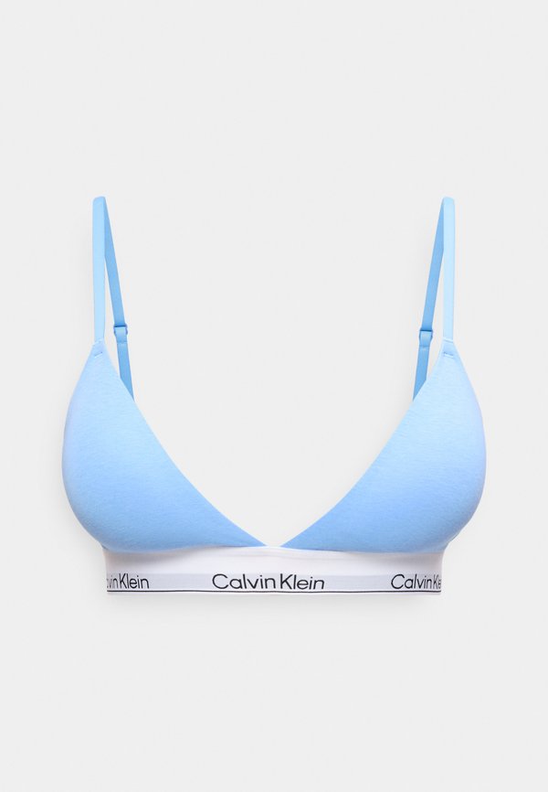 Calvin Klein Underwear TRIANGLE ICON - Triangle bra - blue descent